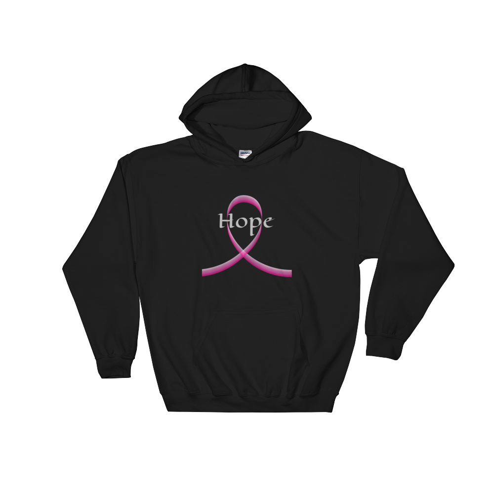 Breast Cancer Awareness Hoodie Black - Loyalty Vibes