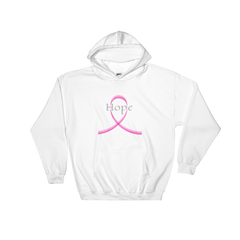 Breast Cancer Awareness Hoodie - White - Loyalty Vibes
