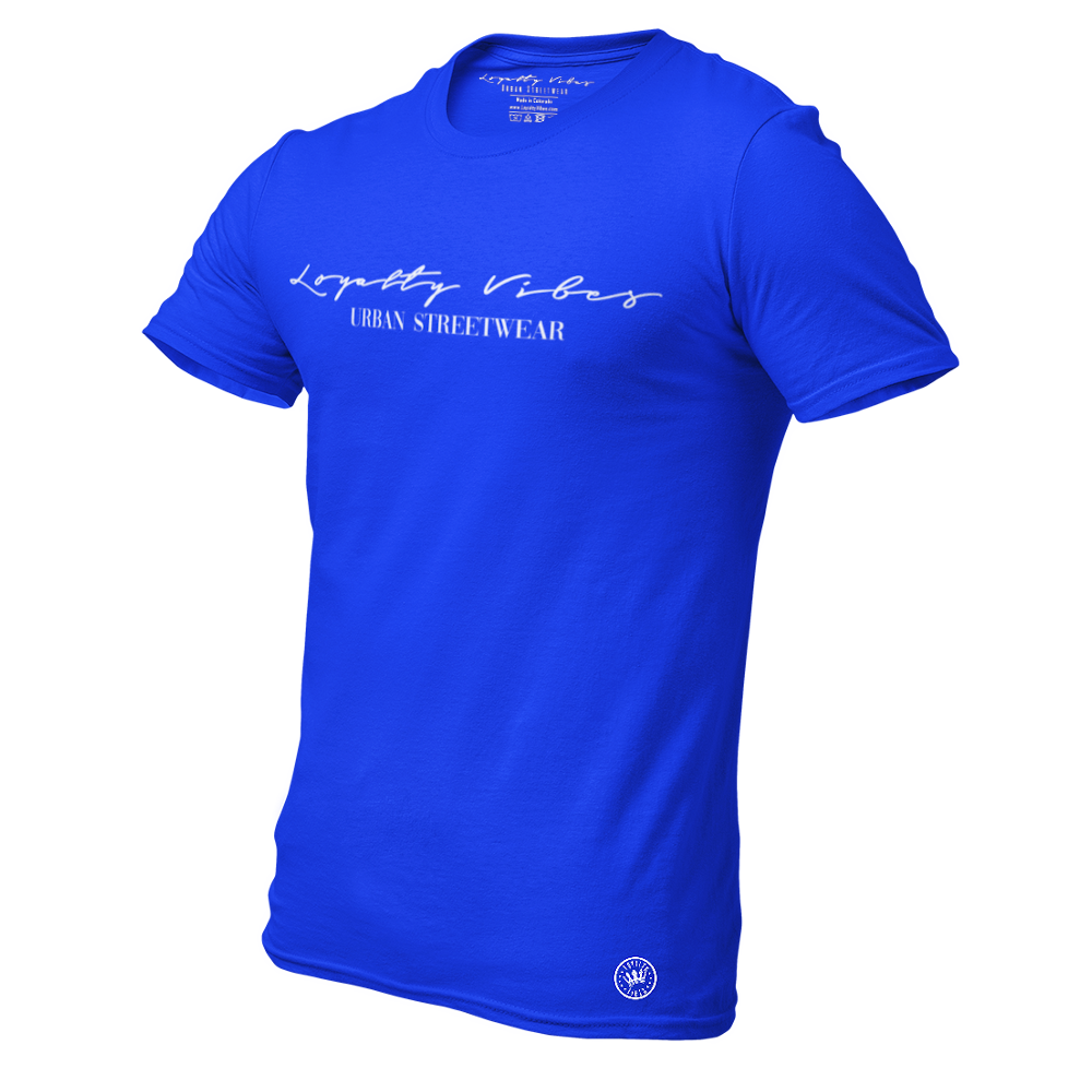 Classic Men's Tee Blue - Loyalty Vibes
