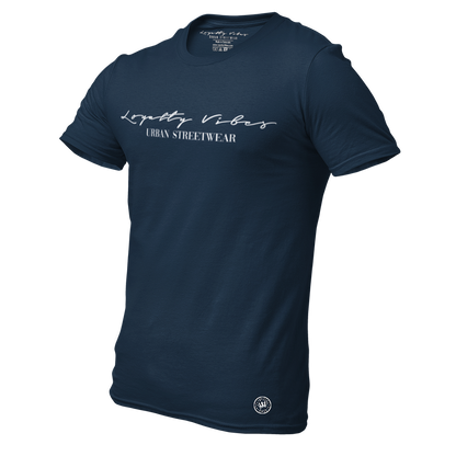Classic Men's Tee Navy - Loyalty Vibes