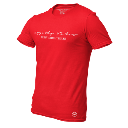 Classic Men's Tee Red - Loyalty Vibes