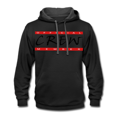 Crew Hoodie black/asphalt - Loyalty Vibes
