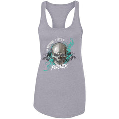 Atrix Skull Tank Top Heather Grey - Loyalty Vibes