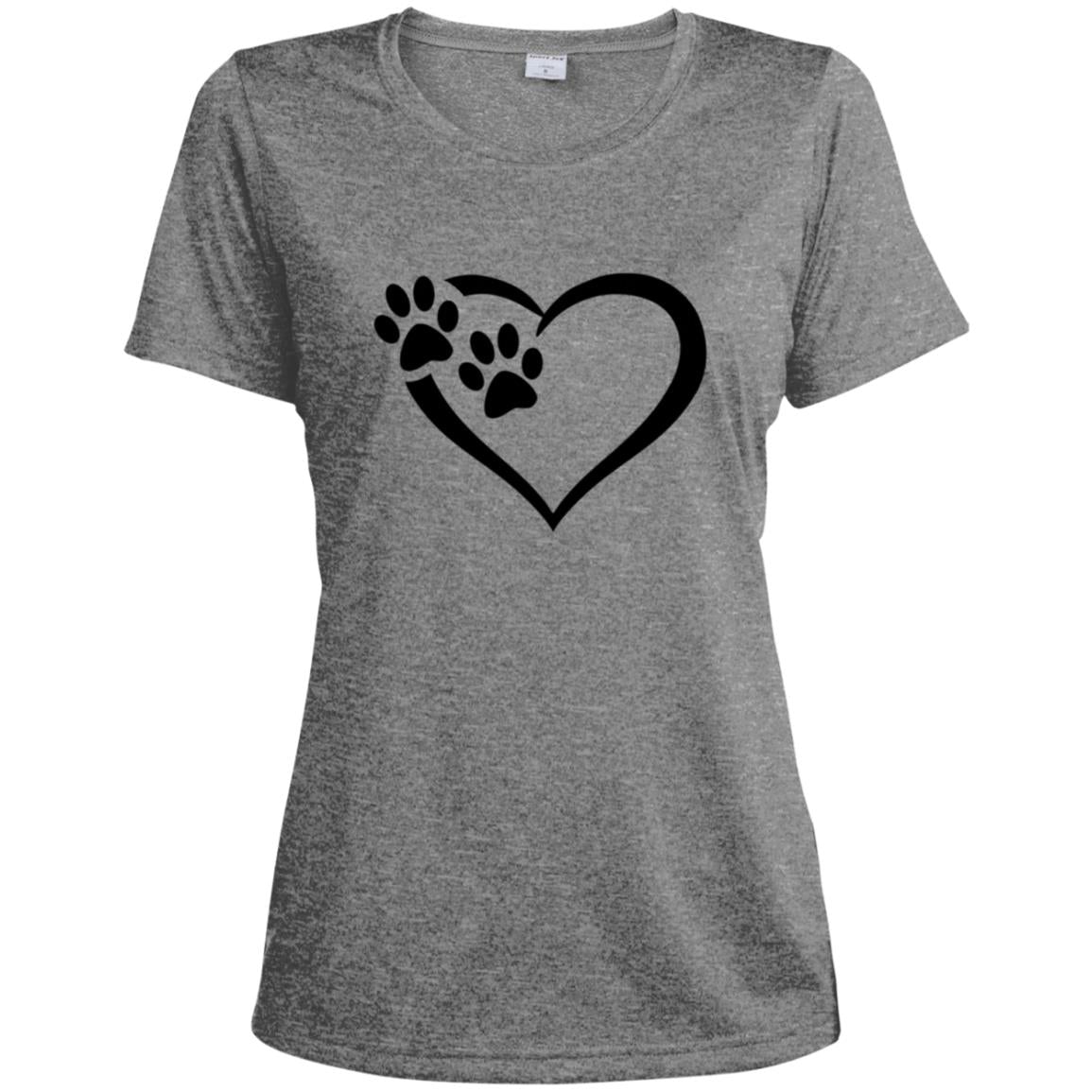 Women's Paws Of Passion T-Shirt Vintage Heather - Loyalty Vibes