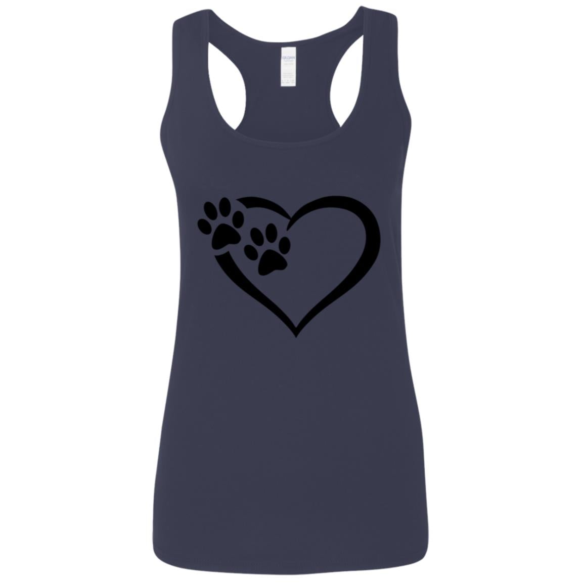 Paws Of Passion Summer Tank Top - Navy - Loyalty Vibes
