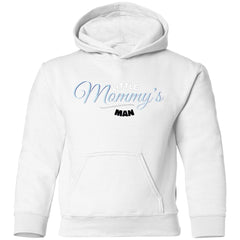 Mommy's Little Man Toddler Pullover Hoodie - White - Loyalty Vibes