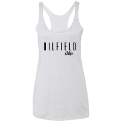 Oilfield Wife Tank Top - secondary Heather White - Loyalty Vibes