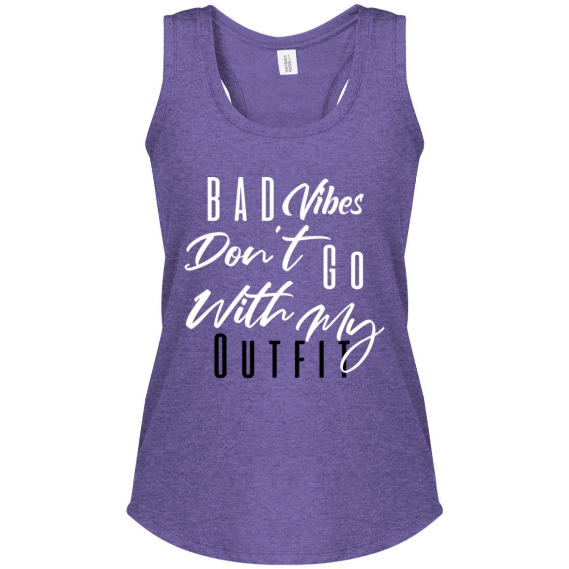 Bad Vibes Tank Top - Purple Frost - Loyalty Vibes