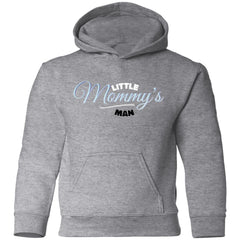 Mommy's Little Man Toddler Pullover Hoodie Athletic Heather - Loyalty Vibes