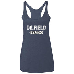 Oilfield Strong Tank Top Vintage Navy - Loyalty Vibes