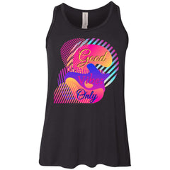 Good Vibes Only Tank Gift For Daughter Perfect For Spring Summer Tank Black - Loyalty Vibes