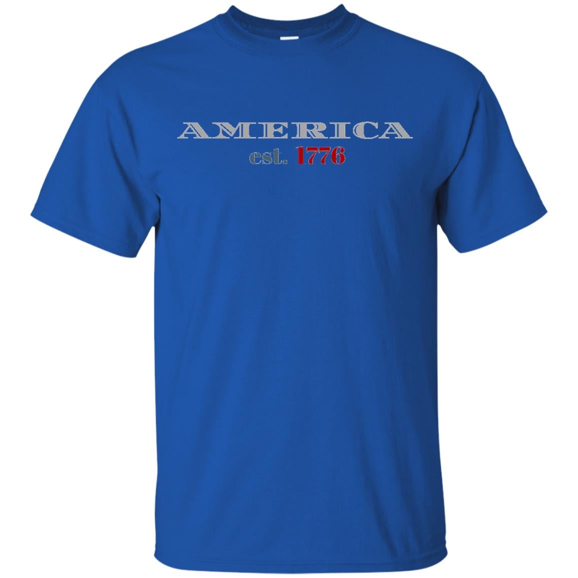 Established America T-Shirt Blue - Loyalty Vibes