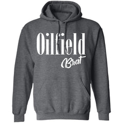 Oilfield Brat Pullover Hoodie Dark Heather - Loyalty Vibes