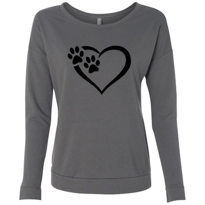Ladies' Paws Of Passion Sweatshirt Dark Grey - Loyalty Vibes