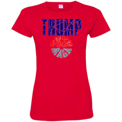 Trump 2020 MAGA Ladies' T-Shirt Red - Loyalty Vibes