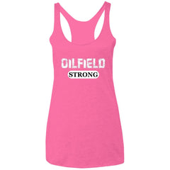 Oilfield Strong Tank Top Vintage Pink - Loyalty Vibes
