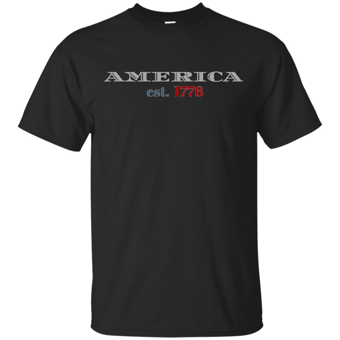 Established America T-Shirt Black - Loyalty Vibes
