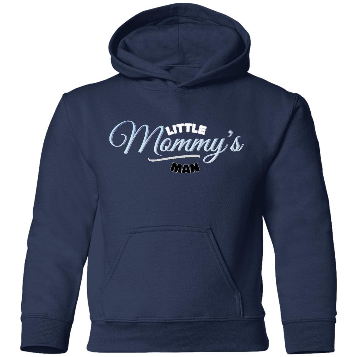 Mommy's Little Man Toddler Pullover Hoodie - Navy - Loyalty Vibes