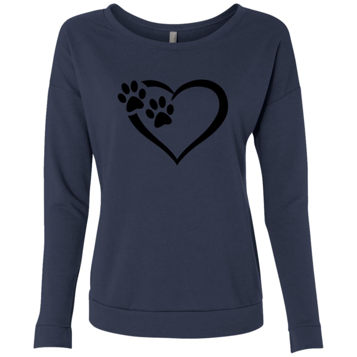 Ladies' Paws Of Passion Sweatshirt Indigo - Loyalty Vibes