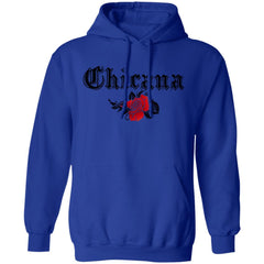 Chicana Pullover Hoodie Royal - Loyalty Vibes