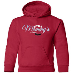 Mommy's Little Man Toddler Pullover Hoodie - Red - Loyalty Vibes