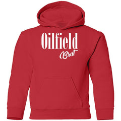 Oilfield Brat Kids Pullover Hoodie - Red - Loyalty Vibes