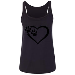 Relaxed Paws of Passion Tank Top - Black - Loyalty Vibes