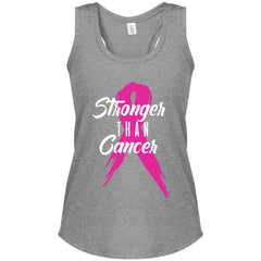 I Am Stronger Than Cancer Tank Top Grey Frost - Loyalty Vibes