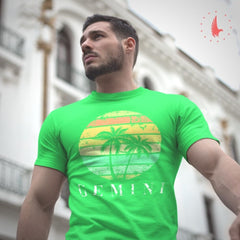 Gemini Vibes T-Shirt Green - Loyalty Vibes