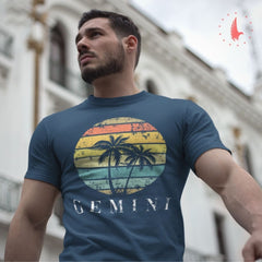 Gemini Vibes T-Shirt Navy - Loyalty Vibes
