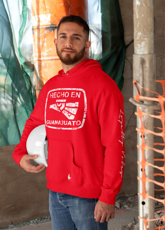 Hecho En Guanajuato Graphic Hoodie - Red - Loyalty Vibes