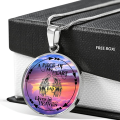 Dad In Heaven Keepsake Necklace - Loyalty Vibes
