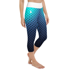 Ocean Flex Athletic Capris Mystic Blue - Loyalty Vibes