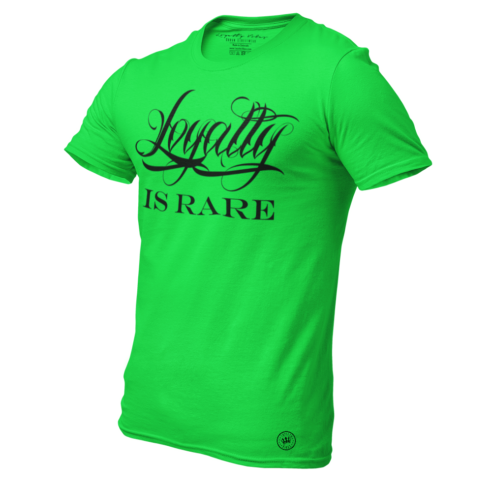 Loyalty Is Rare Men's Tee - Green - Loyalty Vibes