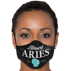 Blessed Aries Face Mask - Loyalty Vibes
