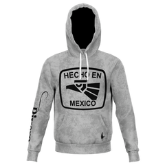 Hecho En Mexico Hoodie - Rivera Caribbean Grey/Black - Loyalty Vibes
