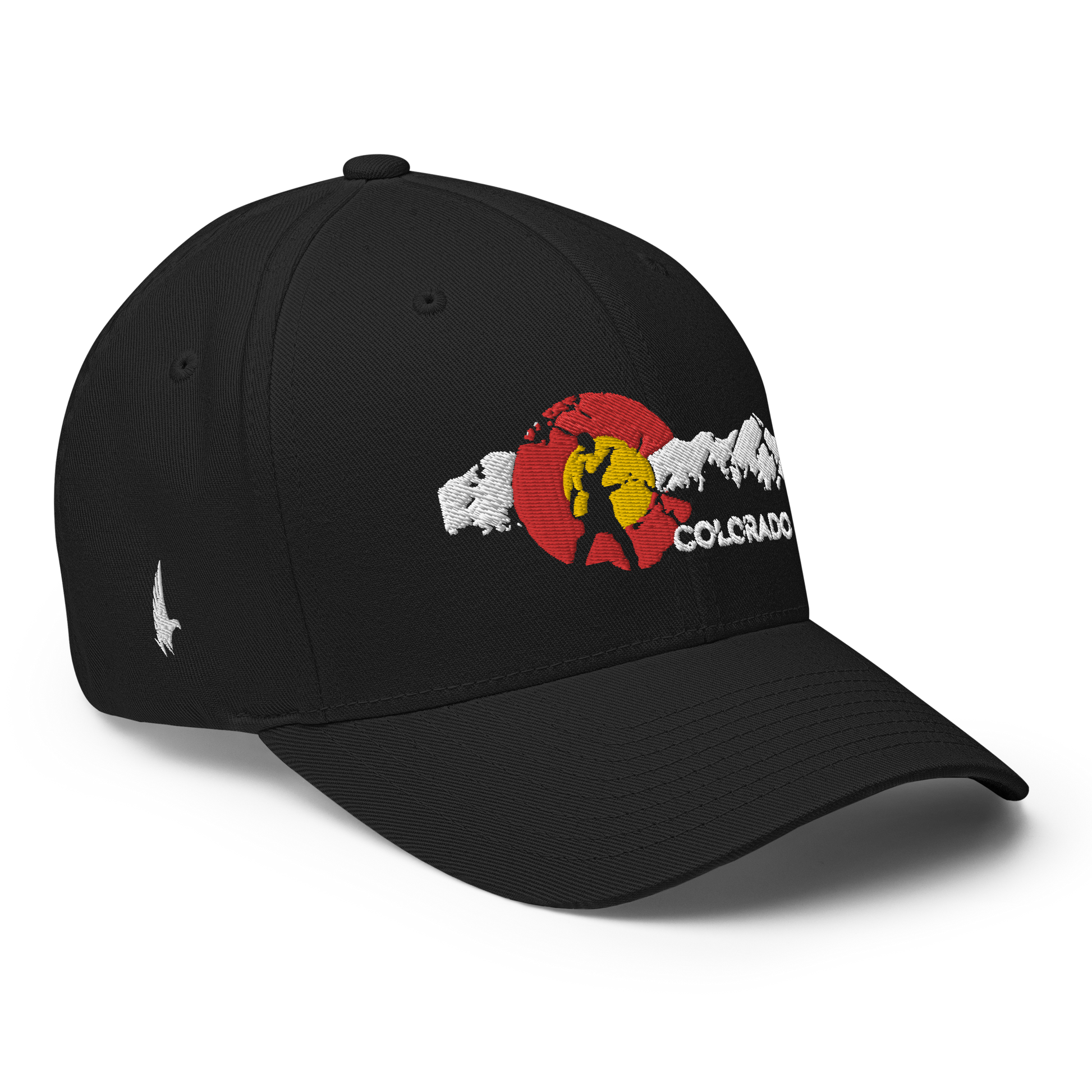 Adventures Of Colorado Fitted Hat Black - Loyalty Vibes