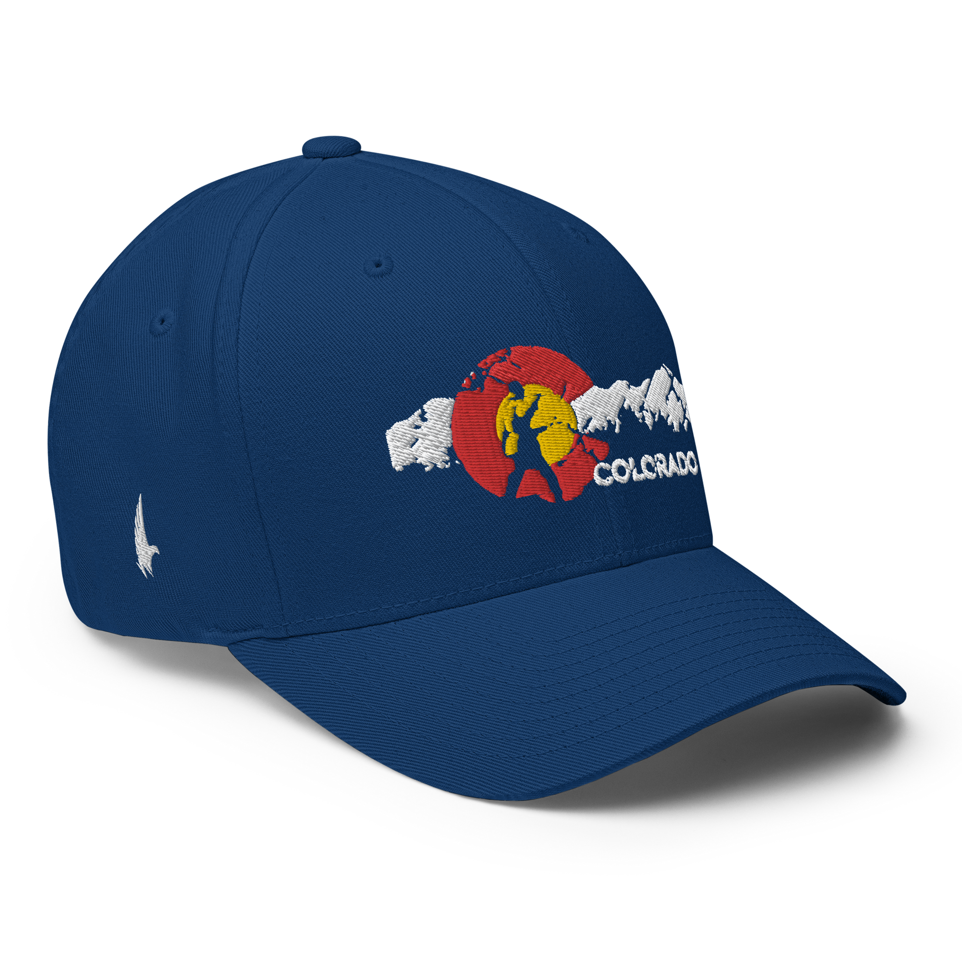 Adventures Of Colorado Fitted Hat Blue - Loyalty Vibes
