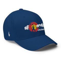 Adventures Of Colorado Fitted Hat Blue Fitted - Loyalty Vibes