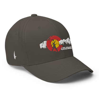 Adventures Of Colorado Fitted Hat Charcoal Grey - Loyalty Vibes