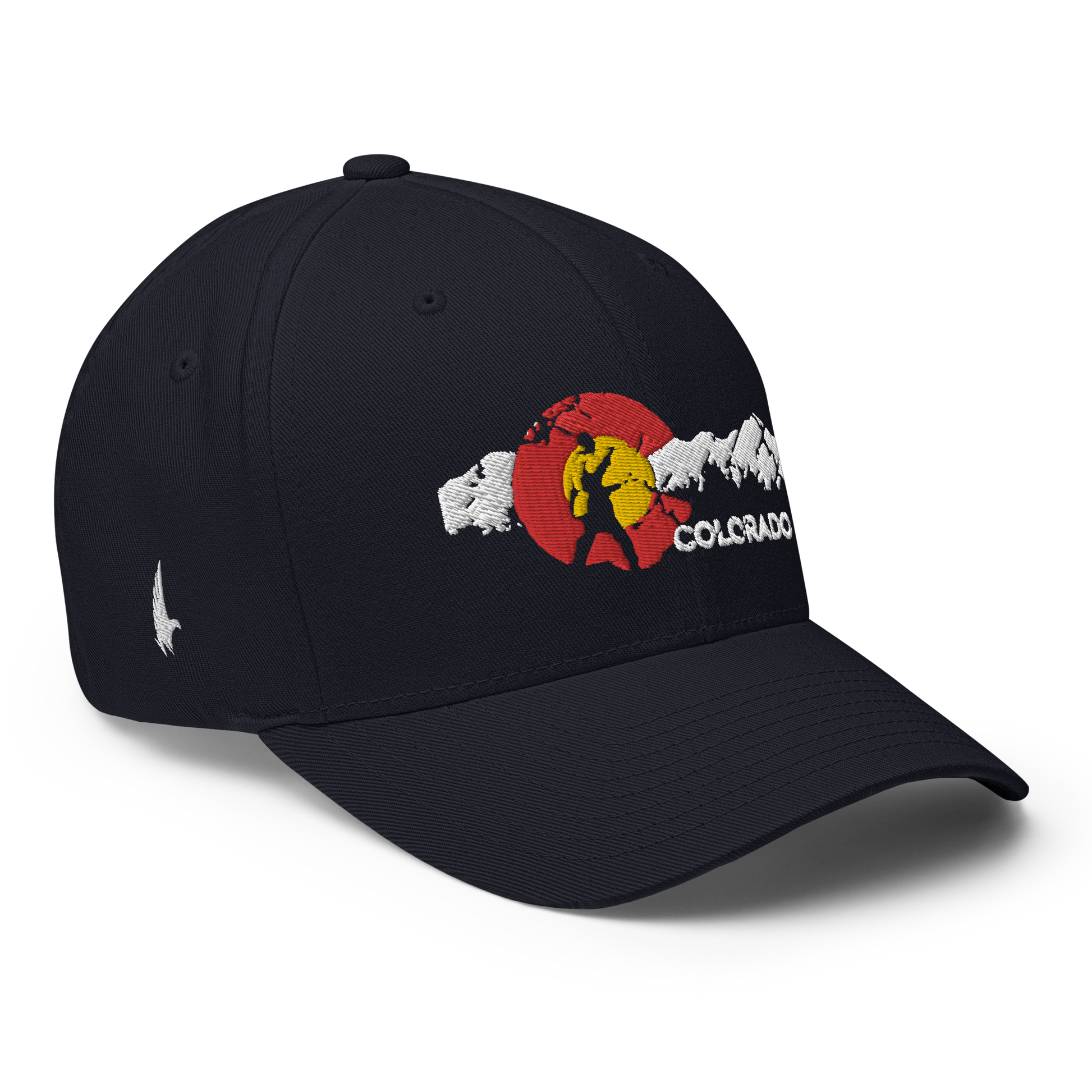 Adventures Of Colorado Fitted Hat Navy Blue - Loyalty Vibes