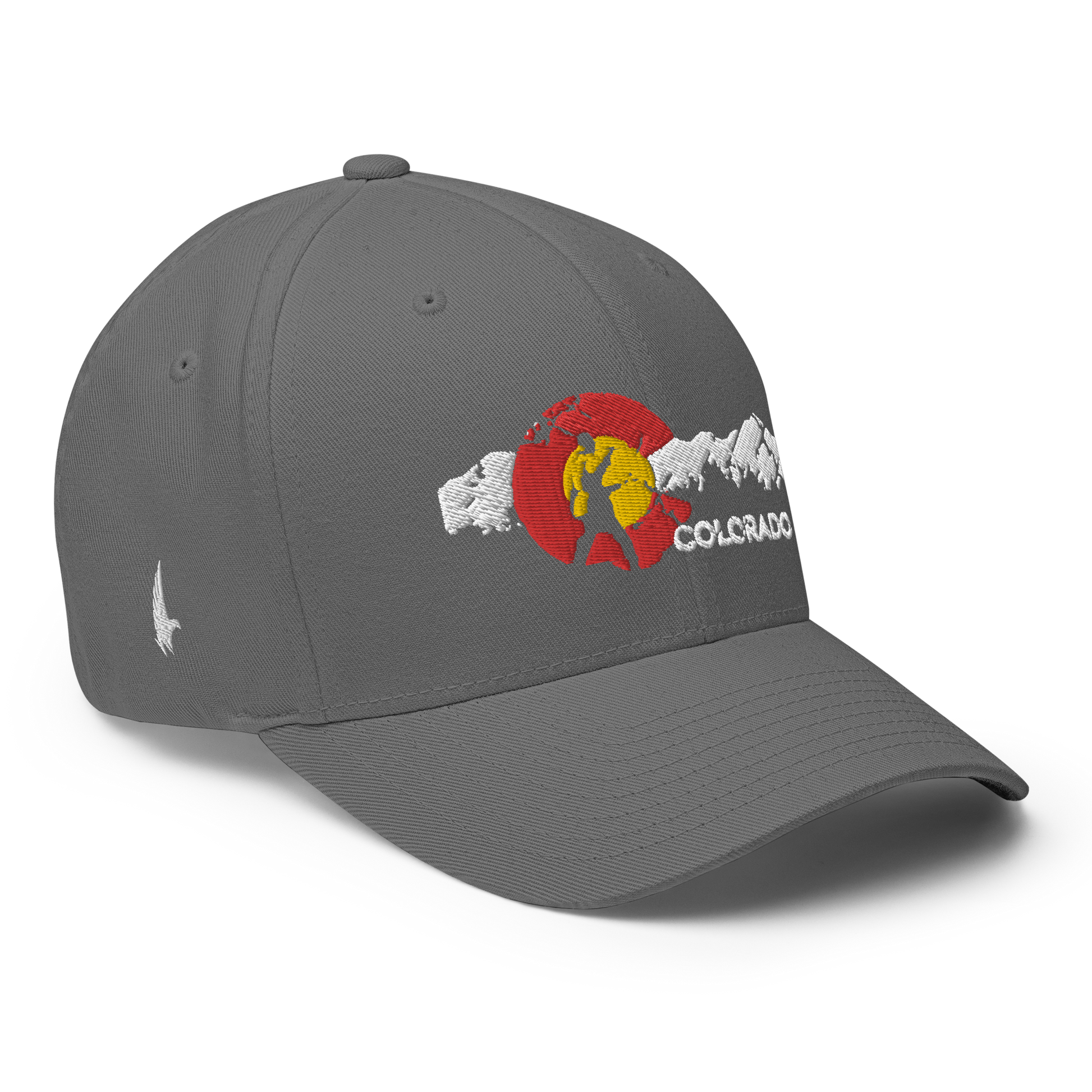 Adventures Of Colorado Fitted Hat Grey - Loyalty Vibes