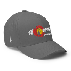 Adventures Of Colorado Fitted Hat Grey Fitted - Loyalty Vibes