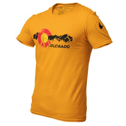 Adventures Of Colorado Graphic Tee Gold Men's - Loyalty Vibes