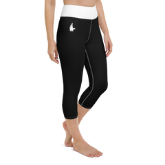 Classic Sports Capri Leggings Black - Loyalty Vibes