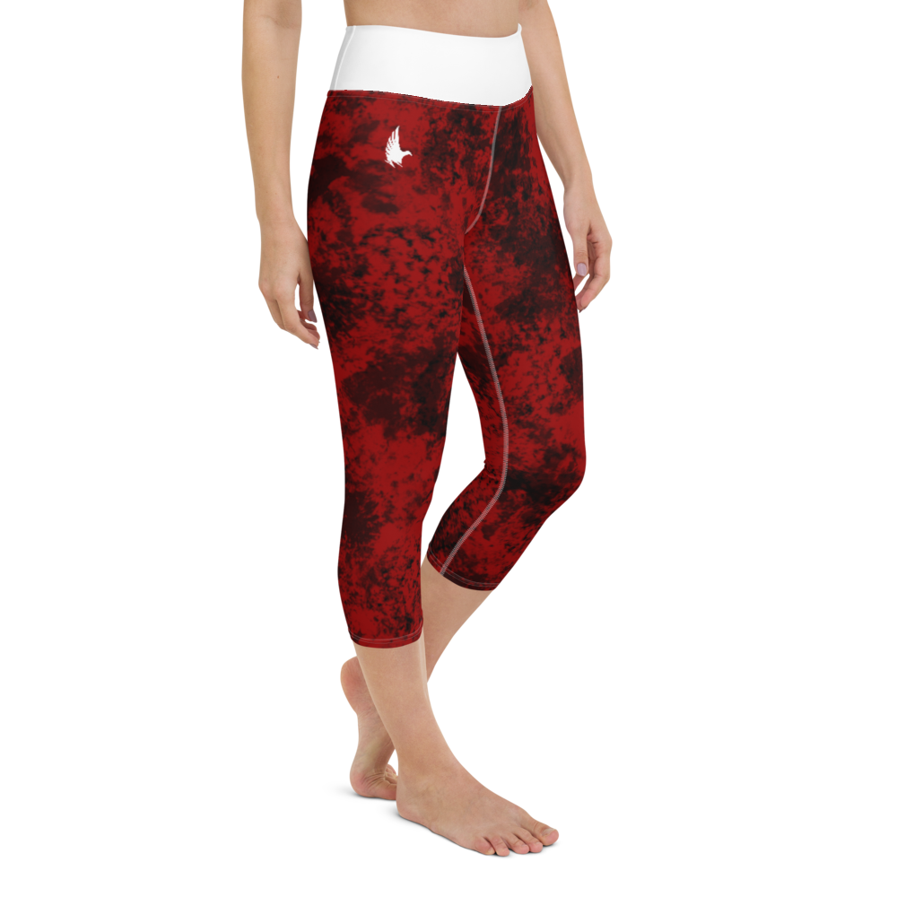 Legacy Sports Capris Women's Caribbean Red - Loyalty Vibes