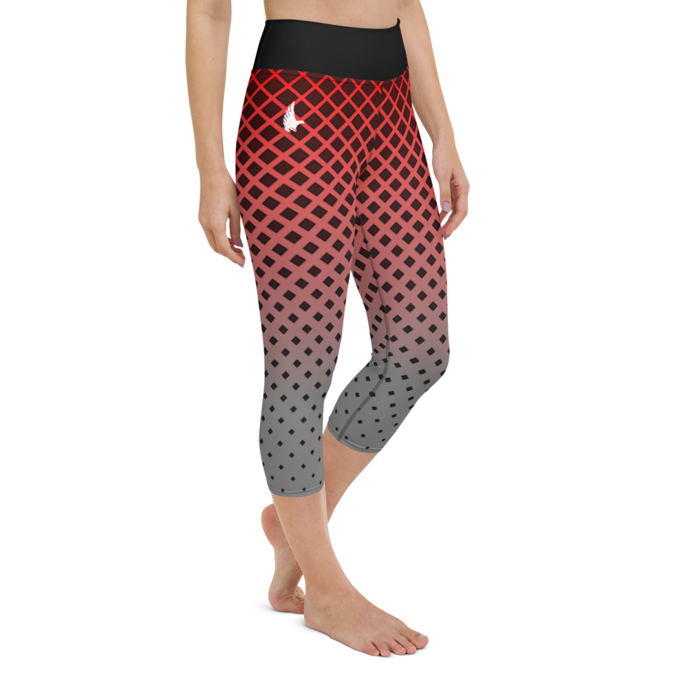 Slade Style Athletic Capris Athletic Red - Loyalty Vibes