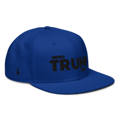 America Trump Strong Snapback Hat Blue / Black - Loyalty Vibes