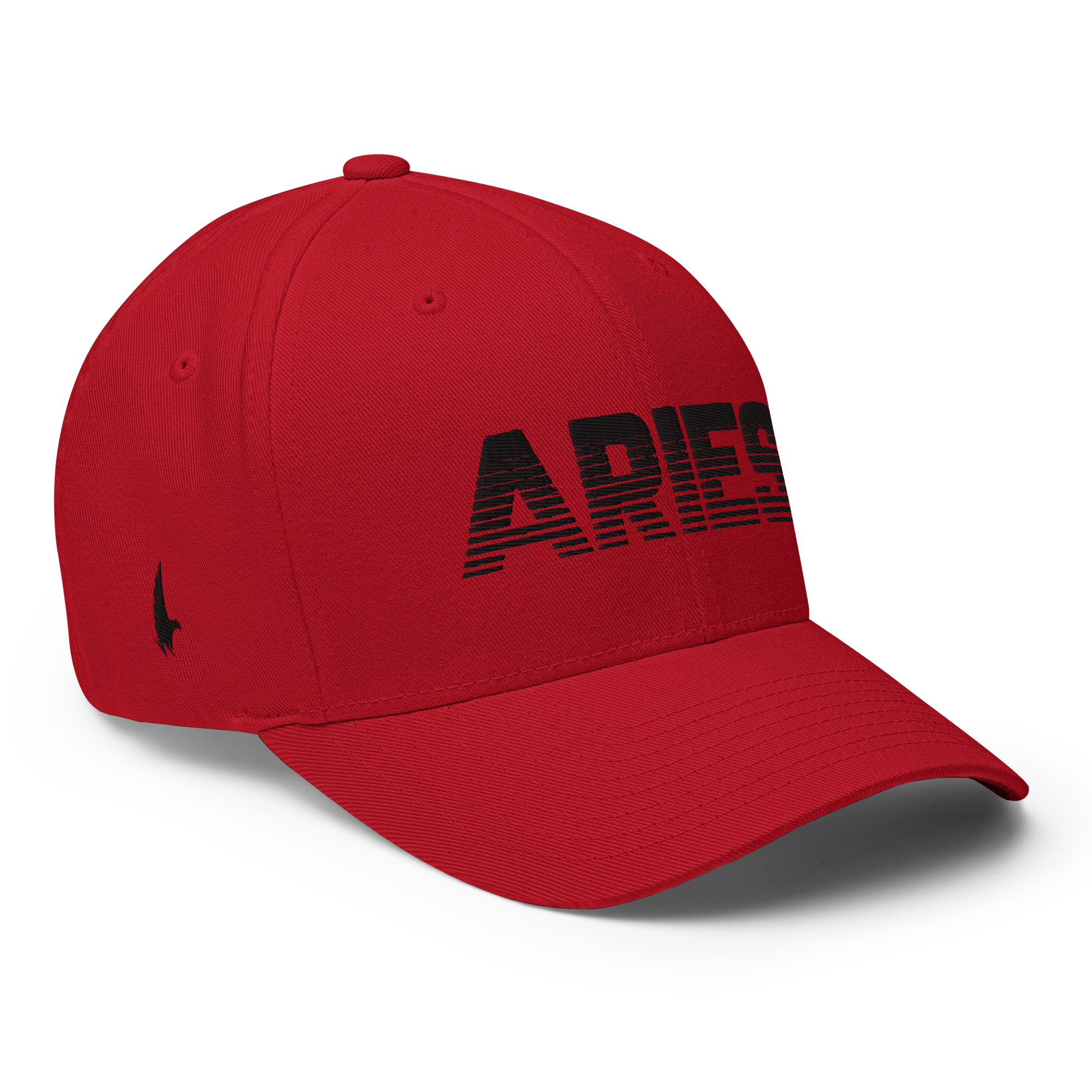 Aries Fitted Hat Red/Black Fitted - Loyalty Vibes