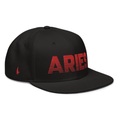 Aries Snapback Hat Black / Red - Loyalty Vibes
